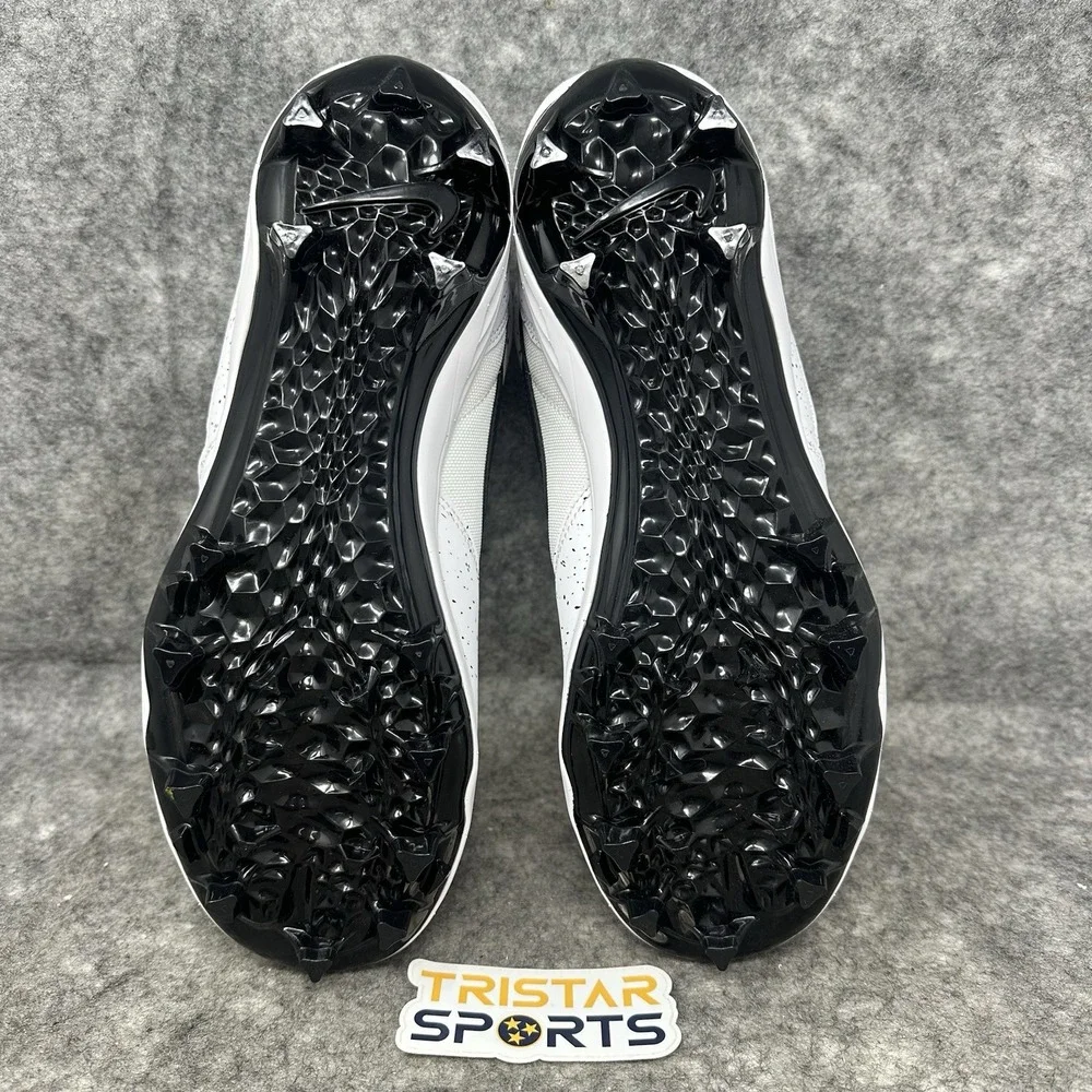 Air Jordan Stadium 90 Football Cleats Mens Size 11 White Black HQ0210-100